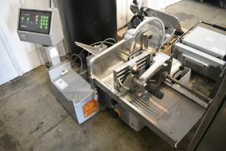Bizerba A330 Metal Commercial Countertop Meat Slicer Stacker. 115 Volts, 1 Phase - Item #1184969