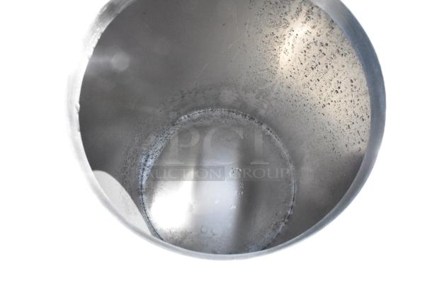 2 BRAND NEW SCRATCH AND DENT! Lancaster Table & Seating Stainless Steel Cylindrical Trash Can Shell. 2 Times Your Bid! - Image 5 of 5