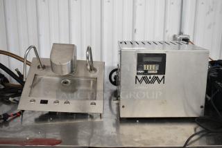 2021 Mavam 1 GRP Stainless Steel Commercial Undecounter Single Group Espresso Machine w/ Drop In Attachment. 220-240 Volts, 1 Phase.