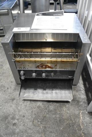 Vollrath JT3BH Stainless Steel Commercial Countertop Conveyor Toaster Oven. 208 Volts, 1 Phase.