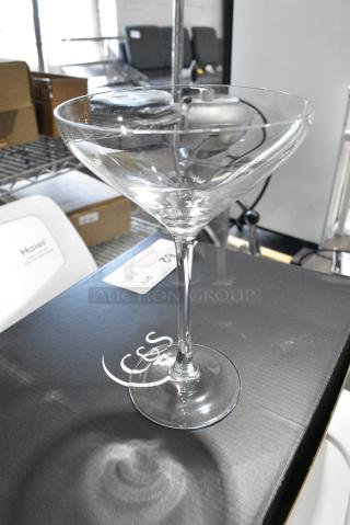4 Boxes of 6 Martini Glasses. One Box Missing 4 Glasses. 4 Times Your Bid!