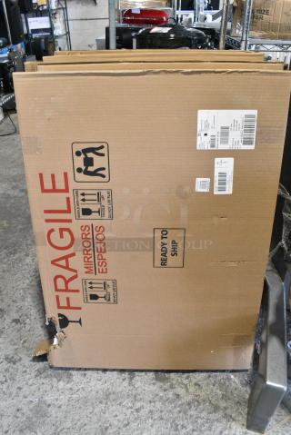 4 BRAND NEW SCRATCH AND DENT! MCS R36484 Mirror. 4 Times Your Bid!