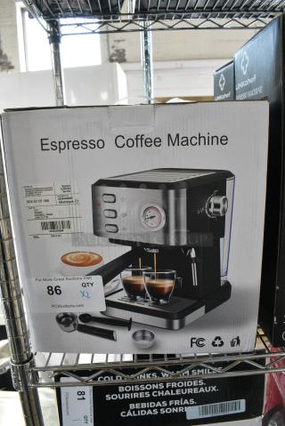 2 IN ORIGINAL BOX! CM3020 Espresso Coffee Machine. 120 Volts, 1 Phase. 2 Times Your Bid! - Item #1181784