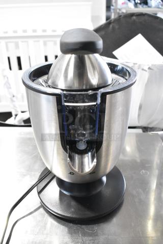 2 IN ORIGINAL BOX! Eurolux ELCJ-1700S Citrus Juicer. 120 Volts, 1 Phase. 2 Times Your Bid!