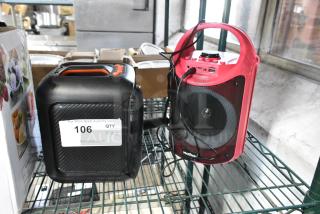 2 Items Including Masingo Burletta C10 Bluetooth Karaoke Machine and Masingo C7 Karaoke Machine. 2 Times Your Bid!
