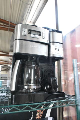 Cuisinart SS-GB1 Coffee Grind Brew Plus Coffeemaker. 120 Volts, 1 Phase.