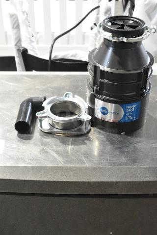 IN ORIGINAL BOX! Insinkerator Badger 500 Garbage Disposal. 120 Volts, 1 Phase.
