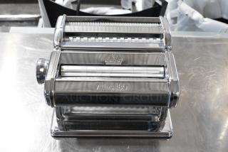 Marcato Atlas 180 Stainless Steel Countertop Pasta Cutter.