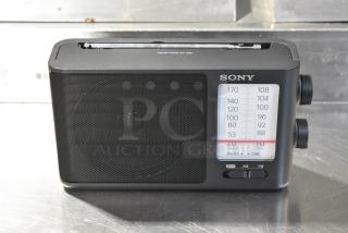 IN ORIGINAL BOX! Sony ICF-506 FM / AM Radio - Item #1181989