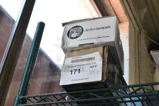 2 IN ORIGINAL BOX! Items Including Little Bug Muff Electro-Harmonix and Kwikset SmartCode Deadbolt. 2 Times Your Bid!
