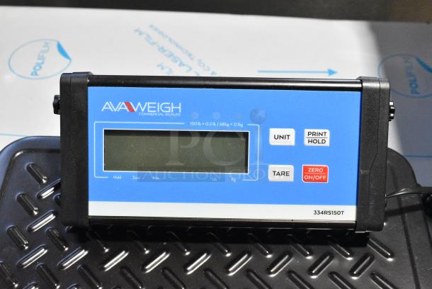 BRAND NEW SCRATCH AND DENT! AvaWeigh 334RS150T 150 lb. Digital Treaded Receiving Scale with Remote Display. Tested and Working! - Image 5 of 8
