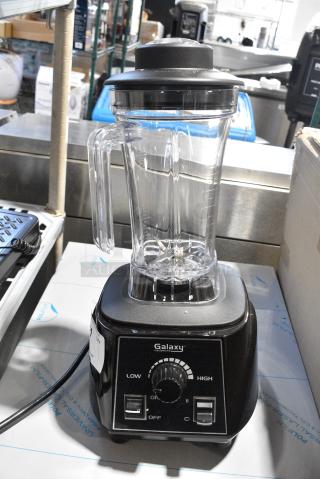 BRAND NEW SCRATCH AND DENT! 2024 Galaxy 177GBB640V 3 1/2 hp Variable-Speed Commercial Blender with Toggle Control and 64 oz. Tritan™ Plastic Jar. 120 Volts, 1 Phase. Tested and Working!