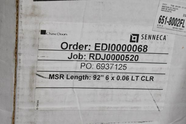 3 BRAND NEW SCRATCH AND DENT! M106-PR-86-6PK 6" x 86" Polar Reinforced Replacement Door Strip. 3 Times Your Bid! - Image 3 of 6