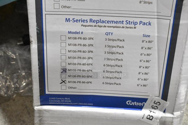3 BRAND NEW SCRATCH AND DENT! M106-PR-86-6PK 6" x 86" Polar Reinforced Replacement Door Strip. 3 Times Your Bid! - Image 4 of 6