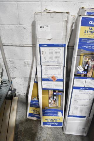 2 BRAND NEW SCRATCH AND DENT! M106-PR-86-6PK 6" x 86" Polar Reinforced Replacement Door Strip. 2 Times Your Bid!