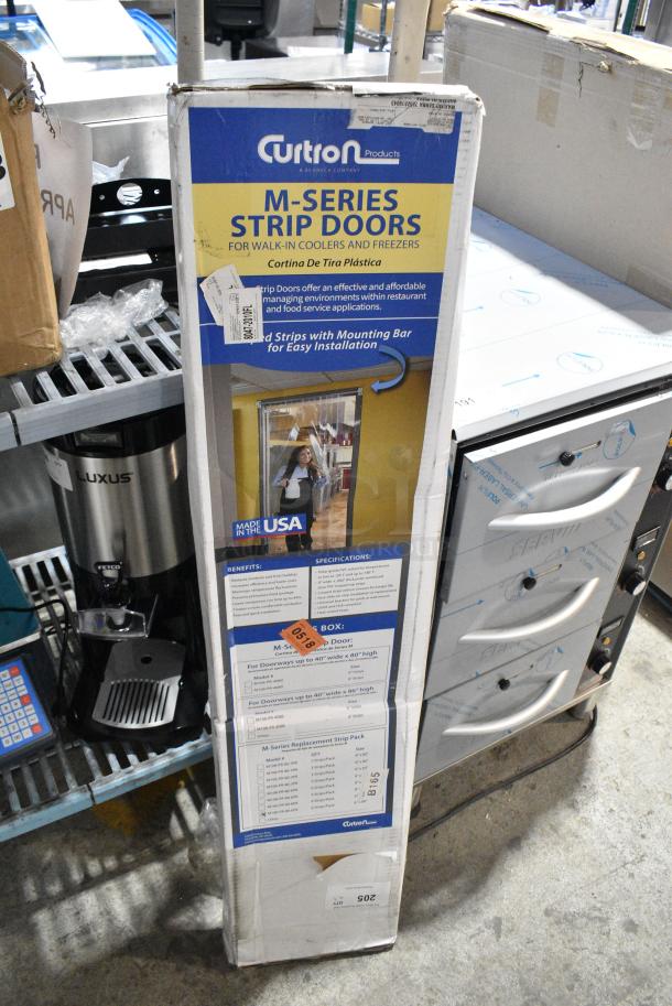 2 BRAND NEW SCRATCH AND DENT! M106-PR-86-6PK 6" x 86" Polar Reinforced Replacement Door Strip. 2 Times Your Bid! - Image 2 of 4