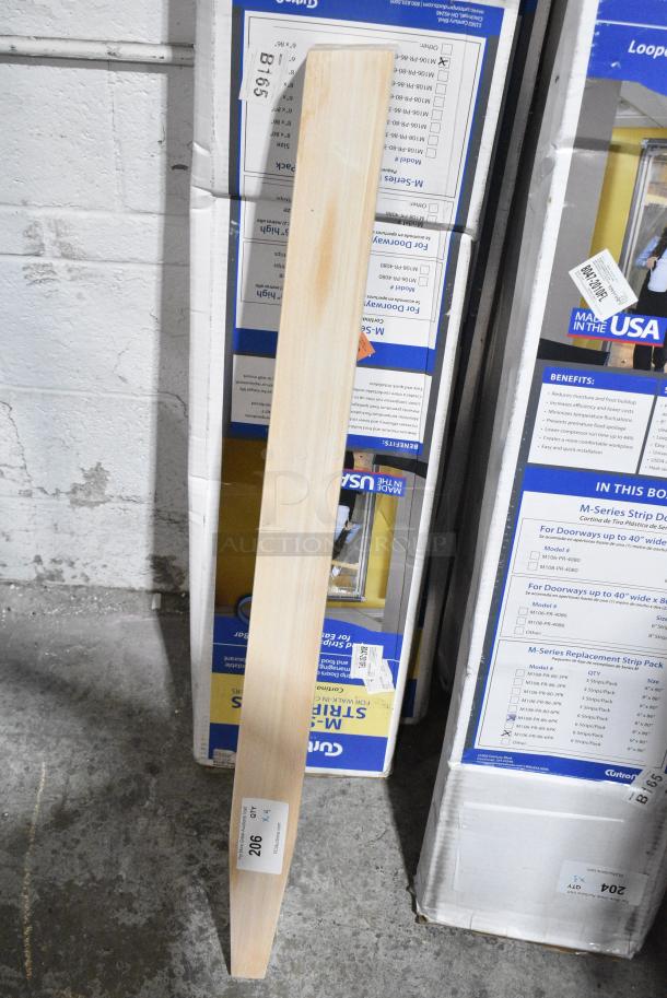 BRAND NEW SCRATCH AND DENT! Lot of 4 Wooden Table Legs - Image 2 of 4