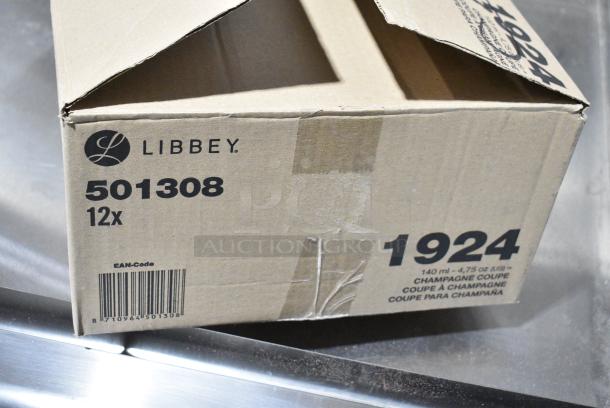 4 BRAND NEW SCRATCH AND DENT! Items Including Libbey 501308 1924 4.75 oz. Customizable Coupe Cocktail Glass - 12/Case, Libbey 17.75 oz. Bujarda Hammered Stemless Wine Glass - 12/Case, Libbey 2518 Chicago 10.5 oz. Customizable Tall Highball Glass - 12/Case, 55015046L24 Anchor Hocking Manchester 16 oz. Coastal Blue Cooler Glass - 12/Case. 4 Times Your Bid! - Image 6 of 18