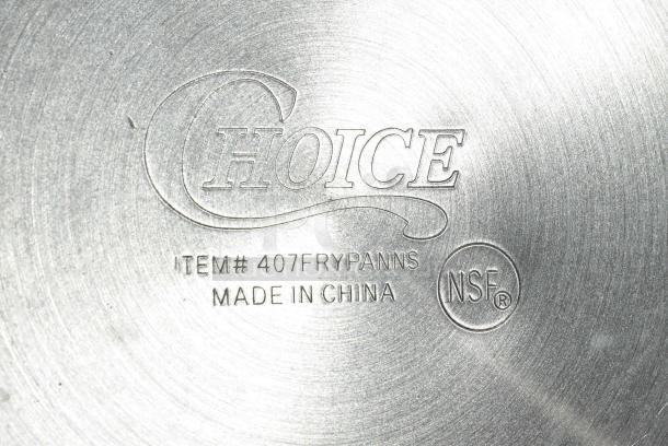 2 BRAND NEW SCRATCH AND DENT! Choice 407FRYPANNS 10" Aluminum Non-Stick Fry Pan. 2 Times Your Bid! - Image 4 of 4
