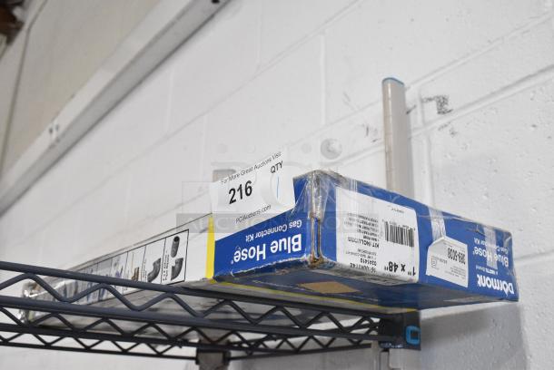 BRAND NEW SCRATCH AND DENT! Dormont 16100KIT48 Deluxe SnapFast® 48" Gas Connector Kit with Two Elbows and Restraining Cable - 1" Diameter - Image 2 of 5