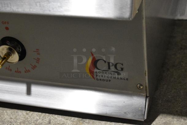 BRAND NEW SCRATCH AND DENT! 2024 Cooking Performance Group 351GTCPG72NL Stainless Steel 72" Natural Gas Countertop Griddle with Thermostatic Controls - 180,000 BTU. - Image 5 of 9
