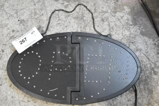 Light Up Open Sign. 120 Volts, 1 Phase.