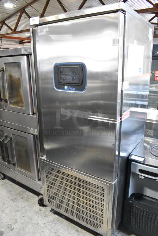 2021 Desmon GBF-15+ETL Stainless Steel Commercial Blast Chiller Shock Freezer w/ 4 Probes on Commercial Casters. 220 Volts, 3 Phase.