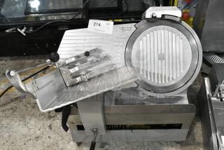 Avantco SLC300B Metal Commercial Countertop Meat Slicer. 120 Volts, 1 Phase. - Item #1182139