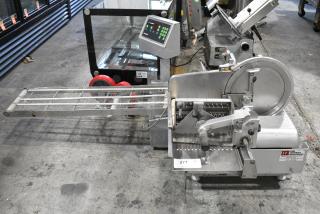 Bizerba A330 Metal Commercial Countertop Meat Slicer Stacker. 115 Volts, 1 Phase. Tested and Working! - Item #1182142