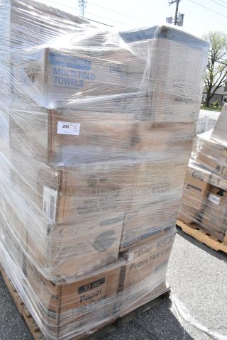 28 BRAND NEW SCRATCH AND DENT! Boxes Including 2 129MCS28B Choice 28 oz. Black Rectangular Microwavable Heavy Weight Container with Lid 8 3/4" x 6 1/4" x 1 3/4" - 150/Case, 2 Choice 12 oz Paper Hot Cups. 28 Times Your Bid!
