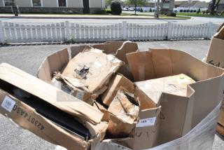 10 BRAND NEW SCRATCH AND DENT! Boxes Including 600GT20 Regency 40 lb. 20 GPM Grease Trap with 3" Non-Threaded Connections, 164TB22ROUND Lancaster Table & Seating 22" Round Cast Iron Table Base Plate, 600MS2436 Regency 24" x 36" Stainless Steel Microwave Shelf, 164TCOLRD437 TABLE BASE COLUMN CAST IRON LINE BAR HT 4.5", 423ST4ASG ServIt 423ST4ASG Angled Sneeze Guard for 4-Pan Steam Tables. 10 Times Your Bid!