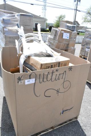 18 BRAND NEW SCRATCH AND DENT! Boxes Including 164CCROSSFR FRAME CHAIR MTL CROSSBACK BLACK, AS OR KD, 500L8B Choice 8 oz. Tall Black Hot Paper Cup Travel Lid - 1,000/Case, 553CMH16 Acopa Alchemy 16 oz. Hammered Copper Moscow Mule Mug - 12/Pack, 5001RT80010N Lavex 10" 1-Ply Natural Kraft Hardwound Paper Towel Roll, 800 Feet / Roll - 6/Case, 130TONG6BLK Visions 6" Black Disposable Plastic Tongs - 72/Case, 127SB24COMBO Choice 24 oz. Clear Plastic Salad Bowl with Lid - 150/Case, 612527L Choice 7" Round Foil-Laminated Board Lid - 500/Case, 130WHKNIFEH Choice White Heavy Weight Polystyrene Plastic Knife - 1000/Case, 130WHWPLASPN EcoChoice Heavy Weight Compostable 6 1/2" White CPLA Plastic Spoon - 1000/Case. 18 Times Your Bid!