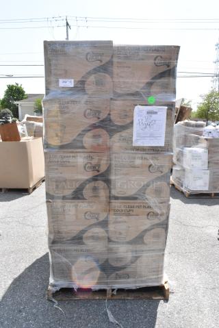 30 BRAND NEW SCRATCH AND DENT! Boxes of Choice 500CC9  9 oz. Clear PET Customizable Plastic Squat Cold Cup - 1,000/Case. 30 Times Your Bid! - Item #1182417