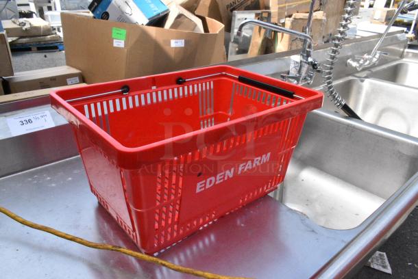 33 Red Poly Shopping Baskets. 33 Times Your Bid! - Image 3 of 4