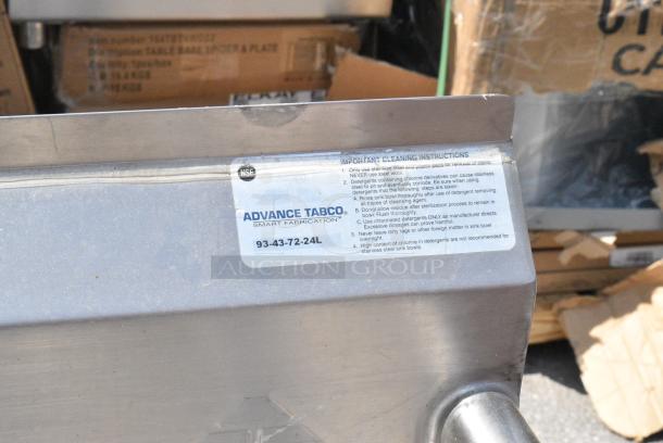 Stainless Steel 3 Bay Sink w/ Left Side Drain Board, Faucet, Handles and Spray Nozzle Attachments. - Image 11 of 11