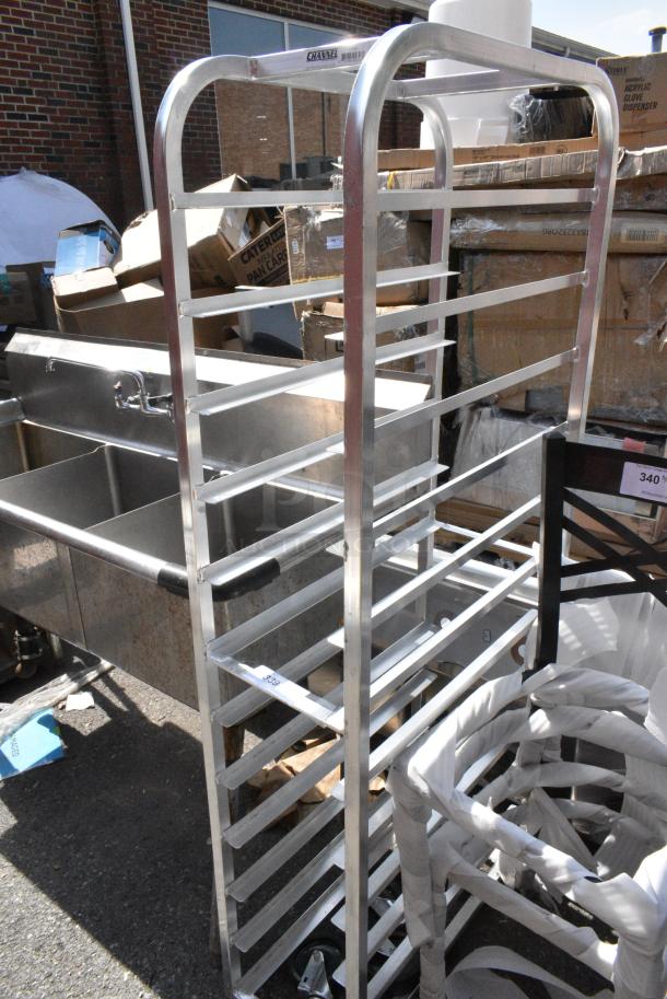 Channel 516AP Metal Commercial Pan Transport Rack on Commercial Casters. - Image 2 of 4