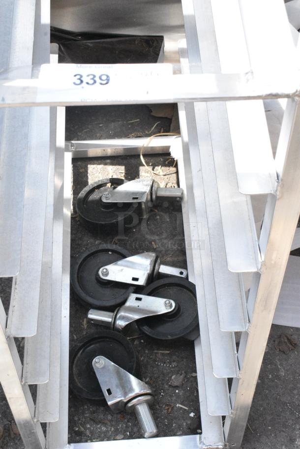 Channel 516AP Metal Commercial Pan Transport Rack on Commercial Casters. - Image 3 of 4