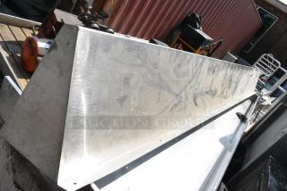 Stainless Steel Wall Mount Shelf.