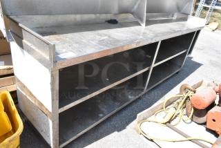 Stainless Steel Table w/ Under Shelves.