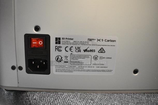BRAND NEW SCRATCH AND DENT! 2024 Bambu PF001-P+SA001 X1 Combo 3D Printer. - Image 9 of 10