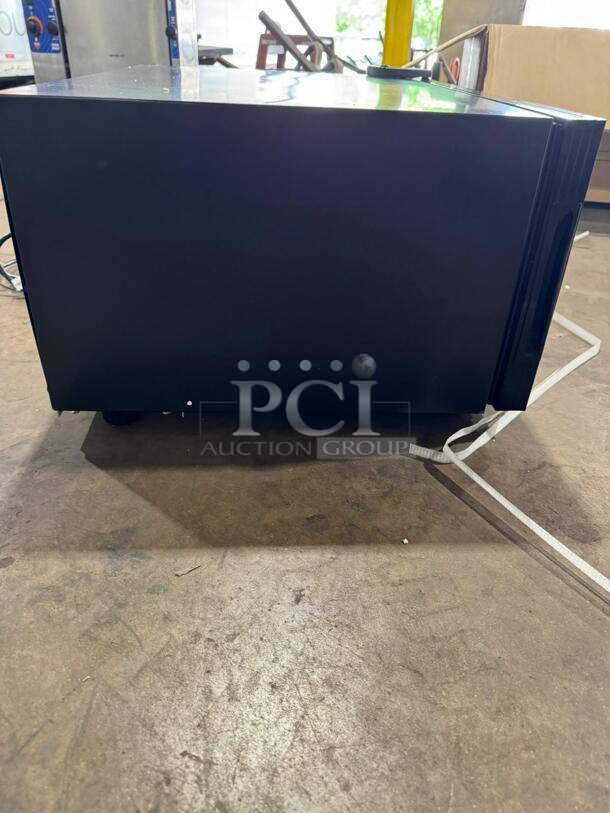 BRAND NEW! Commercial Black Powder Coated Single Glass Door Electric Powered Countertop Beverage Merchandiser Display Cooler! With Lock & Keys! Model: GCT-6! - Image 3 of 4