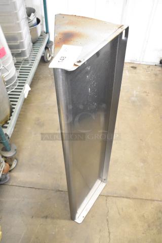 Stainless Steel Wall Mount Shelf.