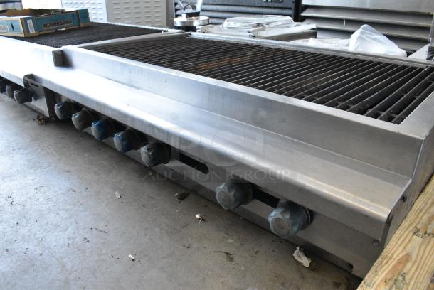 Imperial Stainless Steel Commercial Countertop Natural Gas Powered Charbroiler Grill. - Image 3 of 5
