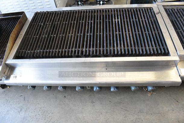 Imperial Stainless Steel Commercial Countertop Natural Gas Powered Charbroiler Grill. - Image 1 of 5