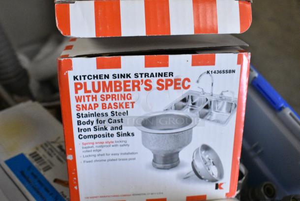 ALL ONE MONEY! Lot of Various BRAND NEW SCRATCH AND DENT! Items Including Security Camera, Water Hoses, Molded Undersink Pipe Covers and Pipes in Clear Poly Bin - Image 14 of 21