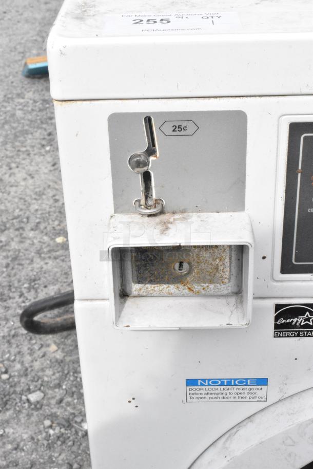 Alliance Speed Queen SFNLCFSP111TW01 Metal Commercial Coin Operated Front Load Washer. - Image 4 of 6