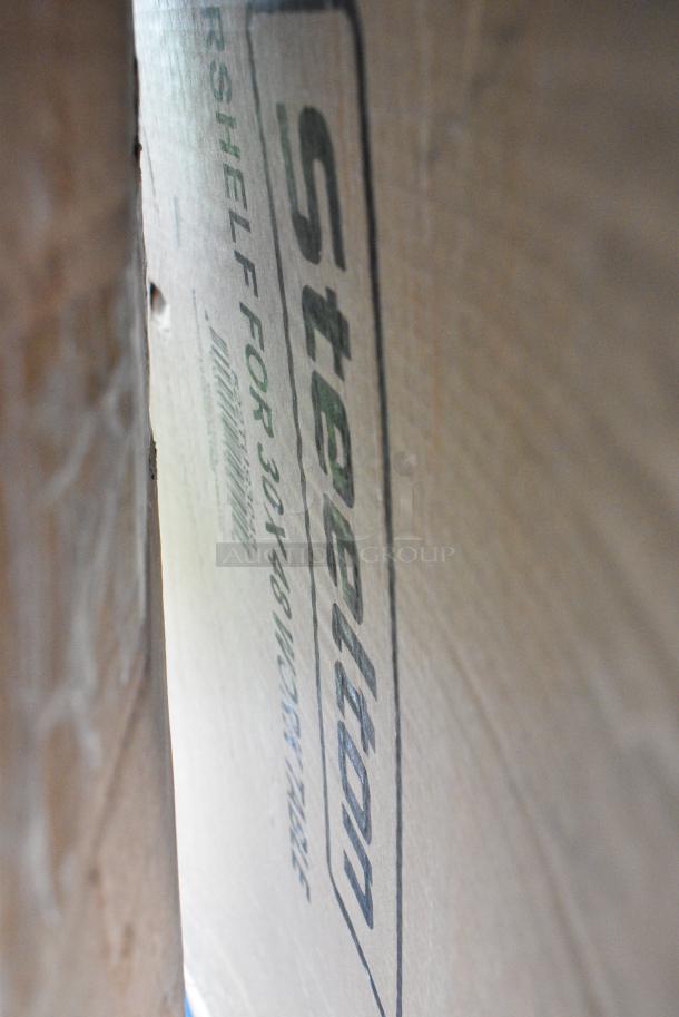 BRAND NEW SCRATCH AND DENT! Steelton 522TUS3048 Adjustable Galvanized Steel Undershelf for 30" x 48" Work Tables. May Be Missing Pieces. - Image 2 of 3