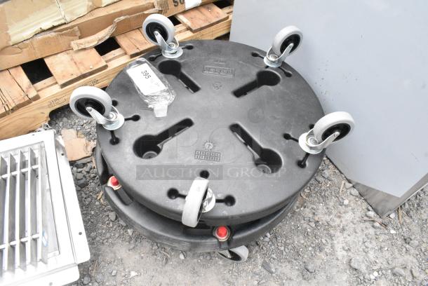 2 BRAND NEW SCRATCH AND DENT! Toter WDL10 Black Poly Trash Can Dolly. 2 Times Your Bid! - Image 5 of 5