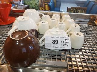 Lot of Miscellaneous Mugs.