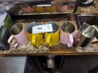 Lot of 5 Small Pitchers. (5xbid)